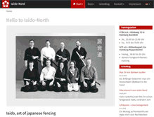 Tablet Screenshot of iaido-nord.de